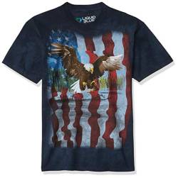 Liquid Blue Herren American Bird of Prey T-Shirt, Batik, Groß von Liquid Blue