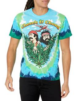 Liquid Blue Herren Cheech and Chong Field of Dreams T-Shirt, Multi, X-Groß von Liquid Blue