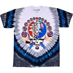 Liquid Blue Herren Grateful Dead Ny Strangers SYF Hockey T-Shirt, Batik, L von Liquid Blue