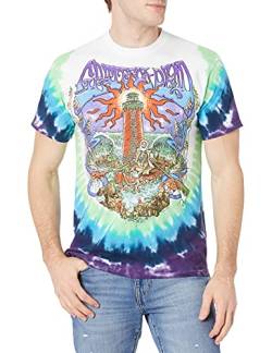 Liquid Blue Herren Grateful Dead-Watch Tower T-Shirt, Batik, Groß von Liquid Blue