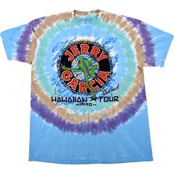Liquid Blue Herren Jerry Jgb 1990 Garcia Band Hawaiian Tour T-Shirt, Batik, L von Liquid Blue