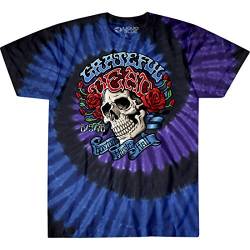 Liquid Blue Unisex-Erwachsene Grateful Dead Boston Music Hall Spiral Tie Dye SS T-Shirt, Batik, XX-Large von Liquid Blue