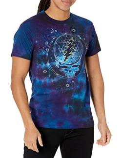 Liquid Blue Unisex-Erwachsene Grateful Dead Mystical Stealie Celestial Tie Dye SS Tee T-Shirt, Batik, Groß von Liquid Blue