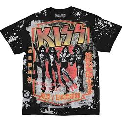 Liquid Blue Unisex-Erwachsene Kiss Destroyer Havok T-Shirt, Schwarz, XL von Liquid Blue