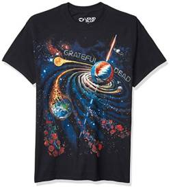 Liquid Blue Unisex-Erwachsene Steal Your Orbit T-Shirt, Schwarz, Mittel von Liquid Blue