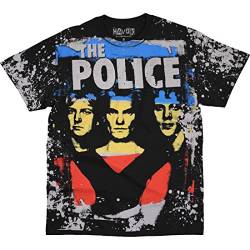 Liquid Blue Unisex-Erwachsene The Police Synchronicity Havok T-Shirt, Schwarz, L von Liquid Blue