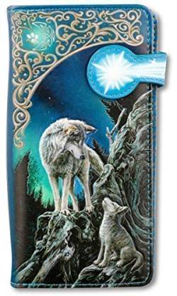 Fantasy-Geldbörse mit Wölfen - Guidance - geprägt | Geldbeutel, Mehrfarbig by Lisa Parker von Lisa Parker