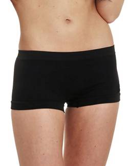 LisaModa 5er Pack Damen Hipster Seamless Schwarz S-M von LisaModa