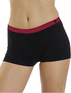 LisaModa Damen Panty 4er Pack Seamless Stretch Schwarz L 44-46 von LisaModa