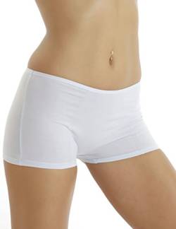 LisaModa Panty 5er Pack Stretch Baumwolle Weiß Größe M von LisaModa