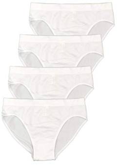 LisaModa Teen Seamless Panty Slip 4er Pack Farbset (170-176, Weiß) von LisaModa