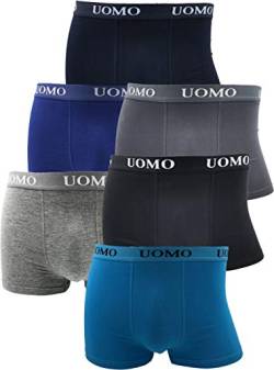 LisaModa Uomo Boys Retroshorts 6er Pack Stretch Baumwolle Bunt 134-140 (8-10) von LisaModa