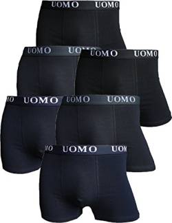 LisaModa Uomo Boys Retroshorts 6er Pack Stretch Baumwolle Mehrfarbig 170/176 von LisaModa
