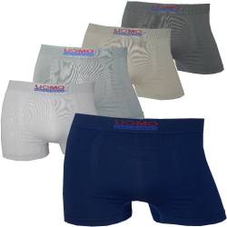 LisaModa Uomo Retroshorts 5er Pack Seamless dezente Farben Größe M/L von LisaModa