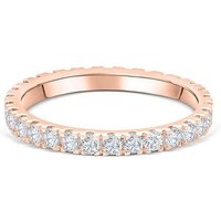 Lisandra Scott Silberring Eternity Ring Treasure 925 Sterling Silber mit Zirkonia Steinen Breit von Lisandra Scott