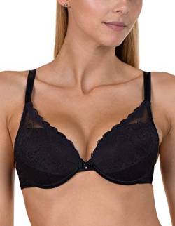 Lisca Damen Evelyn Push-Up BH 20230, Schwarz, 80B von Lisca