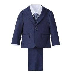 Lito Angels Blau Smoking Anzug Anzüge und Sakkos für Baby Jungen, 5 Teilig Set mit Blazer und Weste Größe 12-18 Monate 86 (Tag-Nummer 01) von Lito Angels
