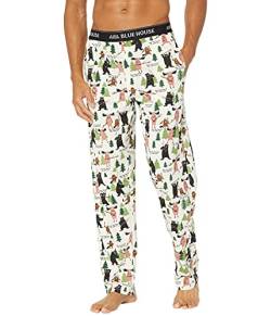 Little Blue House by Hatley Herren Pyjama Pants Pyjamaunterteil, May The Forest Be with You, Medium von Little Blue House