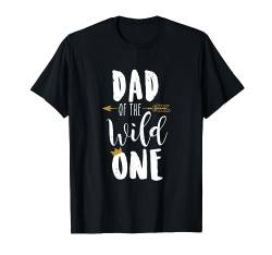 Herren Dad of the Wild One T Shirt für Baby 's First Birthday Party von Little Boys & Girls Birthday Themed Party Supplies