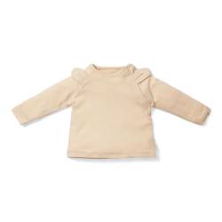 Little Dutch CL14823921 Long Sleeve Sweatshirt/Langarmsweatshirt Bunny mit Ohren - Winter beige (Gr. 98) von Little Dutch