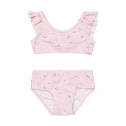 Little Dutch CL46453711 Bikini mit Volants/Rüschen mit UV-Schutz (UPF 50+) - Little pink Flowers rosa (Gr. 86/92) von Little Dutch