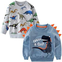 Little Hand Baby Jungen Sweatshirt Kinder Warme Pullover Streetwear Oberbekleidung 92 von Little Hand