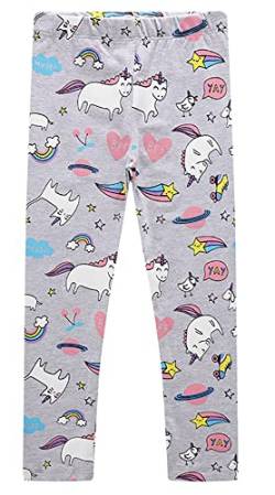 Little Hand Baby Mädchen Fille Enfant Collant Doublés de Molleton Pantalon Legging, Gris 1, 5-6 ans von Little Hand