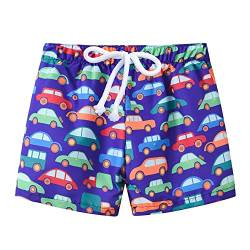 Little Hand Jungen Schnell trocknende Badeshorts Board Shorts, Farbe: Violett 2, 4-5 Jahre von Little Hand