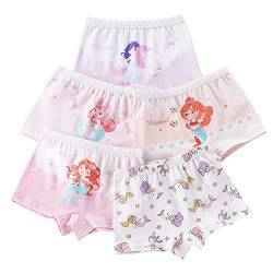 Little Hand Mädchen Coton Culotte 5 Pièces Confortable bébé Fille Sous-vêtements Assorties Sirènes Boxer Slip Unterwäsche, 8-9 ans von Little Hand