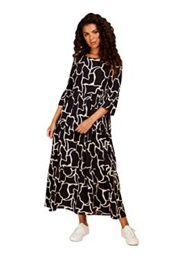 Little Mistress Damen Giraffe Midaxi Lässiges Kleid, Mono, 38 von Little Mistress