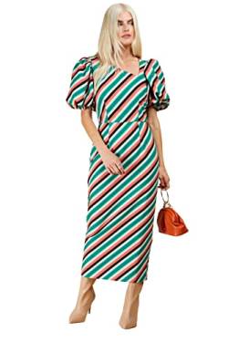 Little Mistress Damen Stripe Midaxi Kleid für besondere Anlässe, Multi, 42 von Little Mistress