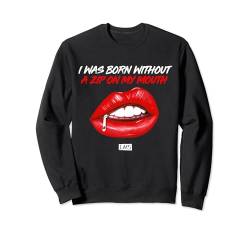 Little Mix – Woman Like Me Born Without A Zip On My Mouth Sweatshirt von Little Mix Official