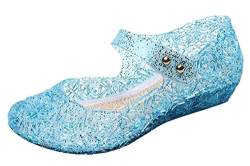 L-Peach Mädchen Fantasie Prinzessin Schuhe Kristall Schuhe für Bankett Tanzschuhe Cosplay EU28 Blau von Little-Peach