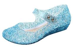 L-Peach Mädchen Fantasie Prinzessin Schuhe Kristall Schuhe für Bankett Tanzschuhe Cosplay EU30 Blau von Little-Peach