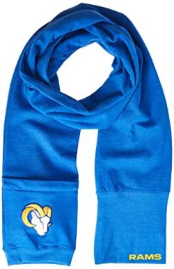 Littlearth Unisex-Erwachsene Little Earth NFL 4 in 1 Scarf Los Angeles Rams Jimmy Bean 4-in-1 Schal, Teamfarbe, 82" x 8" von Littlearth