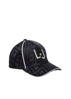 LIU JO Baseballmütze aus Satin Jacquard TA4267, Schwarz , Einheitsgröße von Liu Jo