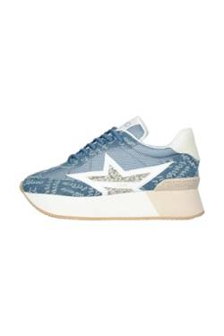 Liu Jo Damen Low Sneaker Dreamy 03 Textil Synthetik Mix, 11-Deutsch:40, Color:blau von Liu Jo