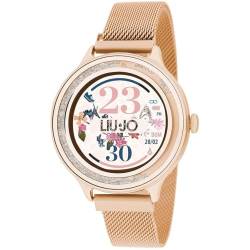 Liu Jo Jeans Damen Digital Smartwatch Uhr mit Edelstahl Armband SWLJ050 von Liu Jo