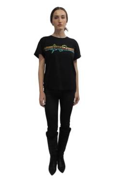 T shirt donna Liu Jo basica con paillettes nero ES24LJ23 VA4153 JS003 M von Liu Jo