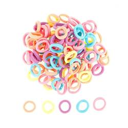 100 PCs Haarbindungen für Kleinkind Girls weiche elastische Haarbindungen Bänder Baby nahtlose Haarbänder für Kinder Kleinkind Haar Clips, Elastique Cheveux, Haare Elastics Kinder, von Liummrcy