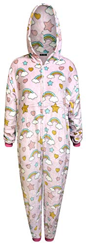 Live It Style It Einhorn Onesie Frauen Bequeme Pyjamas Mens Soft-Sleepsuit Geschenke für Damen Tier Erwachsene Overall verkleiden Kostüm von Live It Style It