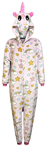 Live It Style It Einhorn Onesie Frauen Bequeme Pyjamas Mens Soft-Sleepsuit Geschenke für Damen Tier Erwachsene Overall verkleiden Kostüm von Live It Style It