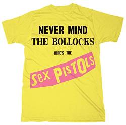 Beats & More Herren Sex Pistols-Bollocks Unisex T-Shirt, Gelb, X-Large (Herstellergröße: X) von Live Nation