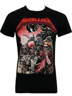 Live Nation Herren T-Shirt Metallica - Four Horsemen, Schwarz, M von Live Nation