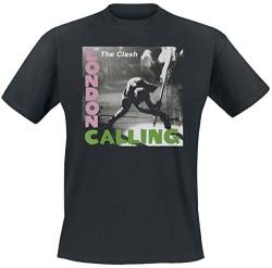 The Clash Herren T-Shirt The Clash - London Calling (Black), Schwarz, XX-Large (Herstellergröße: XX-Large) von Live Nation