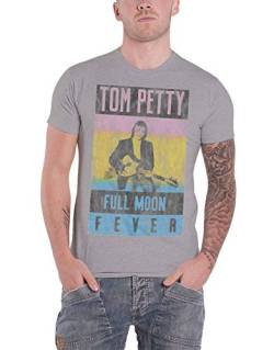 Tom Petty & The Heartbreakers T Shirt Full Moon Fever offiziell Herren Grau M von Live Nation