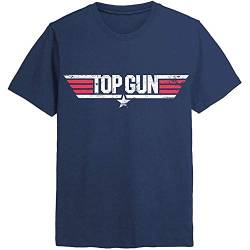 Top Gun Unisex Logo T-Shirt, blau, XL von Live Nation