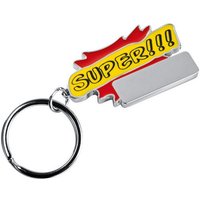 Livepac Office Schlüsselanhänger Metall Schlüsselanhänger "Super!!!" / Farbe: rot von Livepac Office