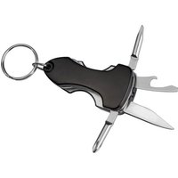 Livepac Office Schlüsselanhänger Multitool / mit LED und Schlüsselanhänger / Taschenmesser / Farbe: sch von Livepac Office