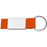 Livepac Office Schlüsselanhänger Schlüsselanhänger mit orangen Stoffbändchen von Livepac Office